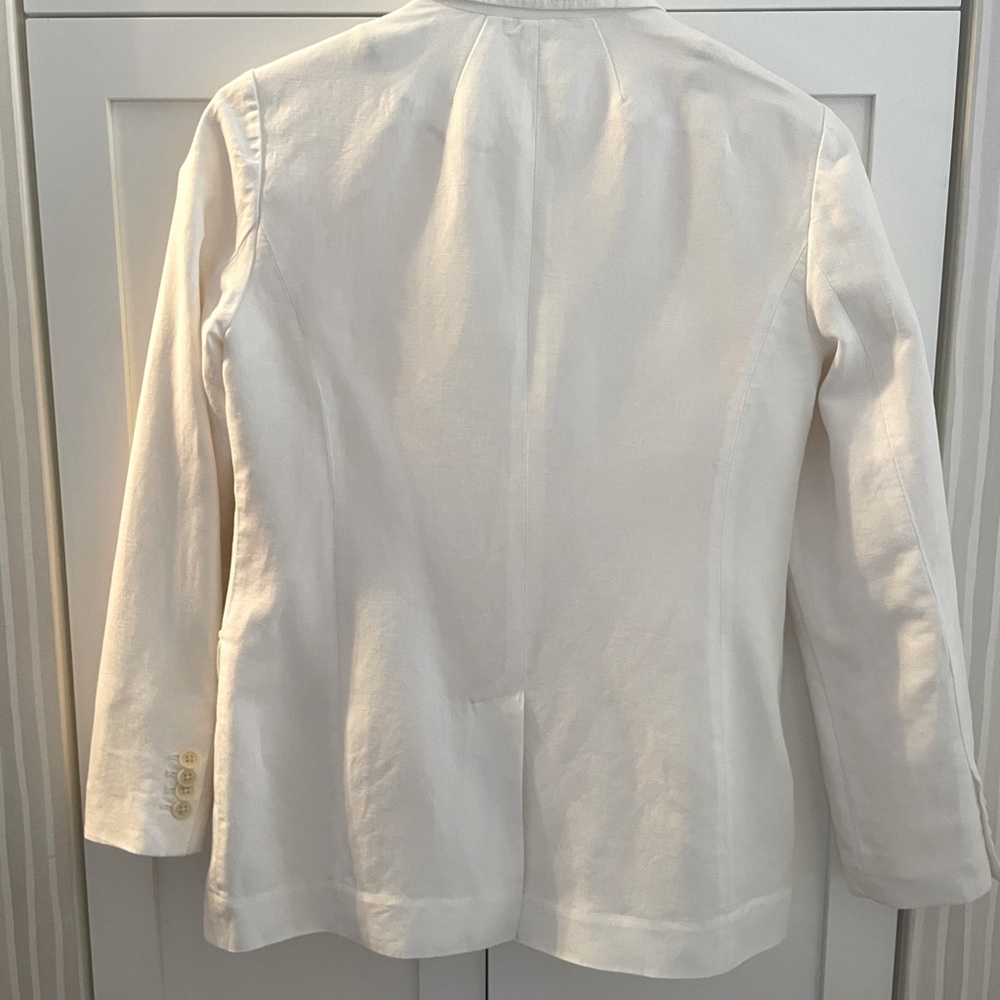 New! Alex Mill white linen blazer - Picture 3 of 5